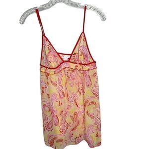 Victoria Secret Paisley Teddie nightgown. Size Large.